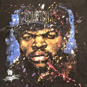 N.W.A Ice Cube Icon Band Tee Shirt Retro